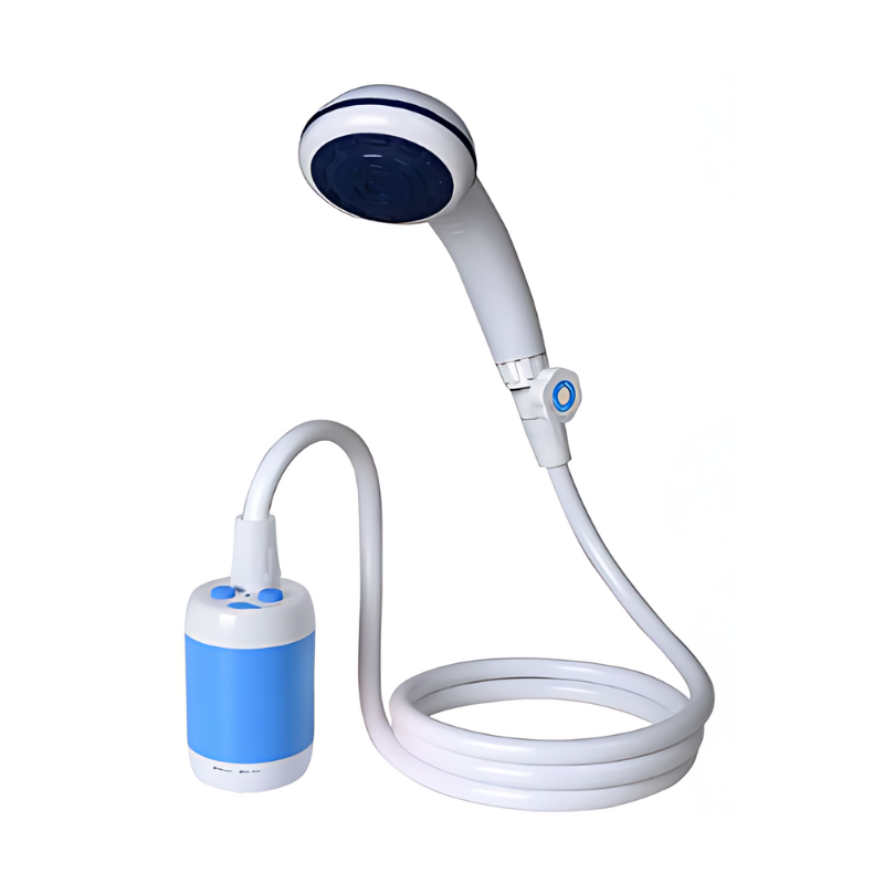 Mosrugs | AquaJet Portable Outdoor Shower – Rechargeable Travel Camping Shower with Adjustable Flow