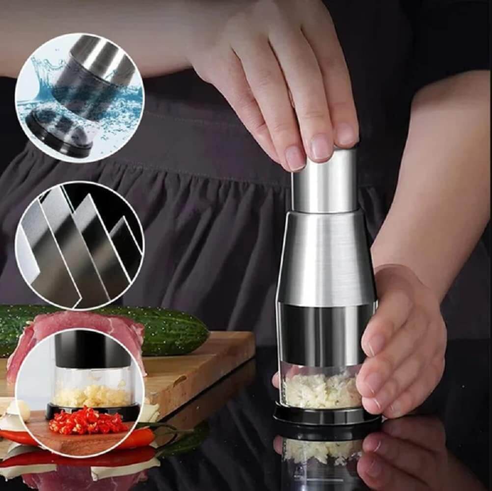 Mosrugs | ChefChop Pro – Manual Stainless Steel Vegetable Chopper for Fast, Safe & Efficient Food Prep