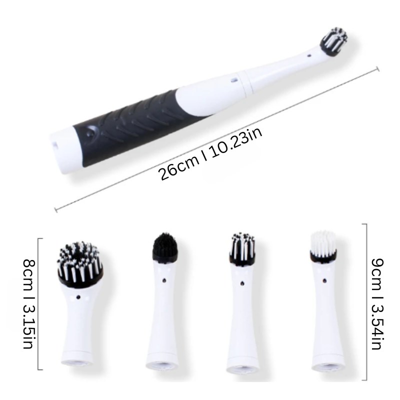 Mosrugs | Sonic Cleaning Brush | Versatile, Dual Scrubbing Modes & Effortless Grime Removal for Homeowners