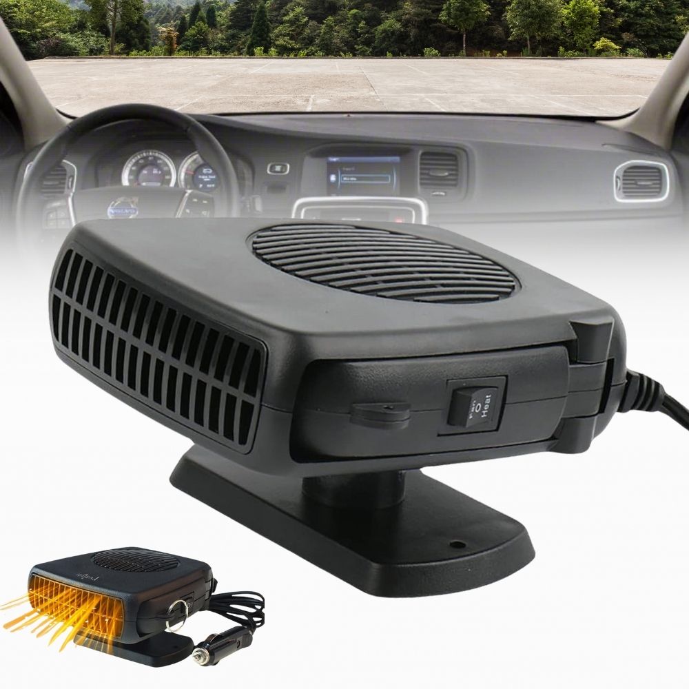 Mosrugs | TurboHeat | 12V Car Heater – 150W/300W Ceramic Fan Heater, Portable Car Defroster & Warmer