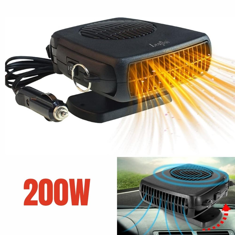 Mosrugs | TurboHeat | 12V Car Heater – 150W/300W Ceramic Fan Heater, Portable Car Defroster & Warmer