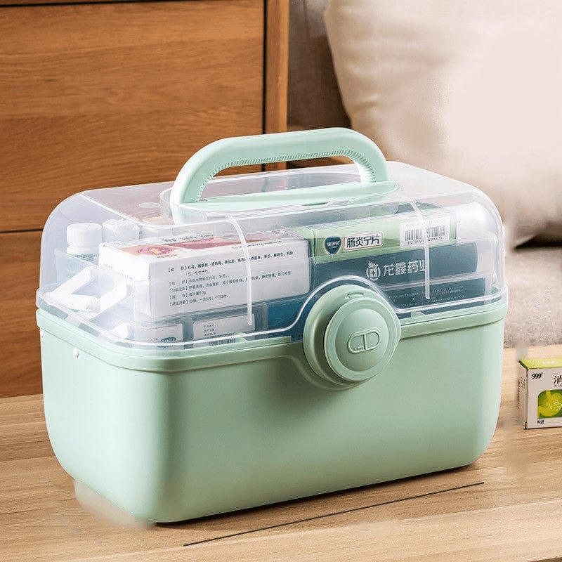 Mosrugs | MediSmart Pill Organiser – Compact Weekly Medicine Storage Box for Home & Travel