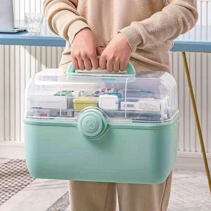 Mosrugs | MediSmart Pill Organiser – Compact Weekly Medicine Storage Box for Home & Travel