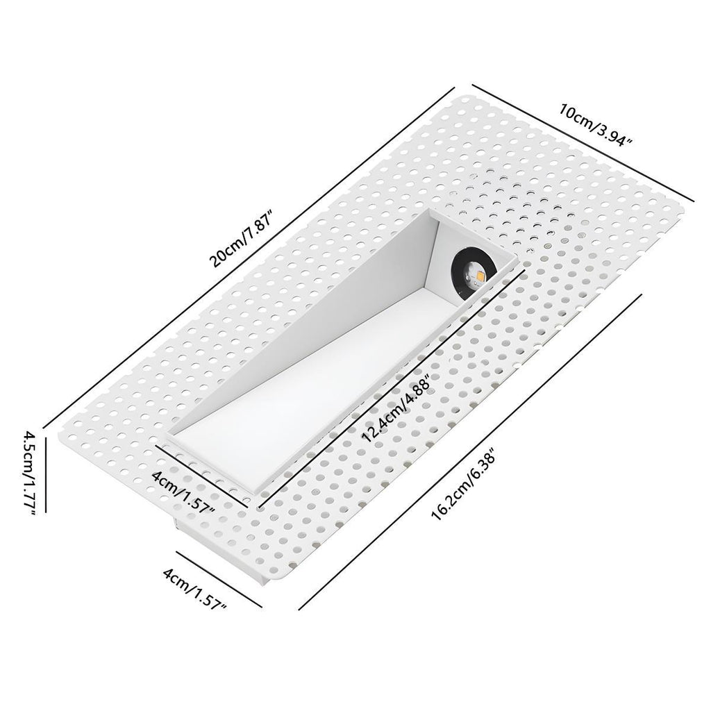 Mosrugs | LED Recessed Wall Sconces | Motion Sensor. Energy-Efficient & Ideal for Hallways. Living Rooms. and Bedrooms