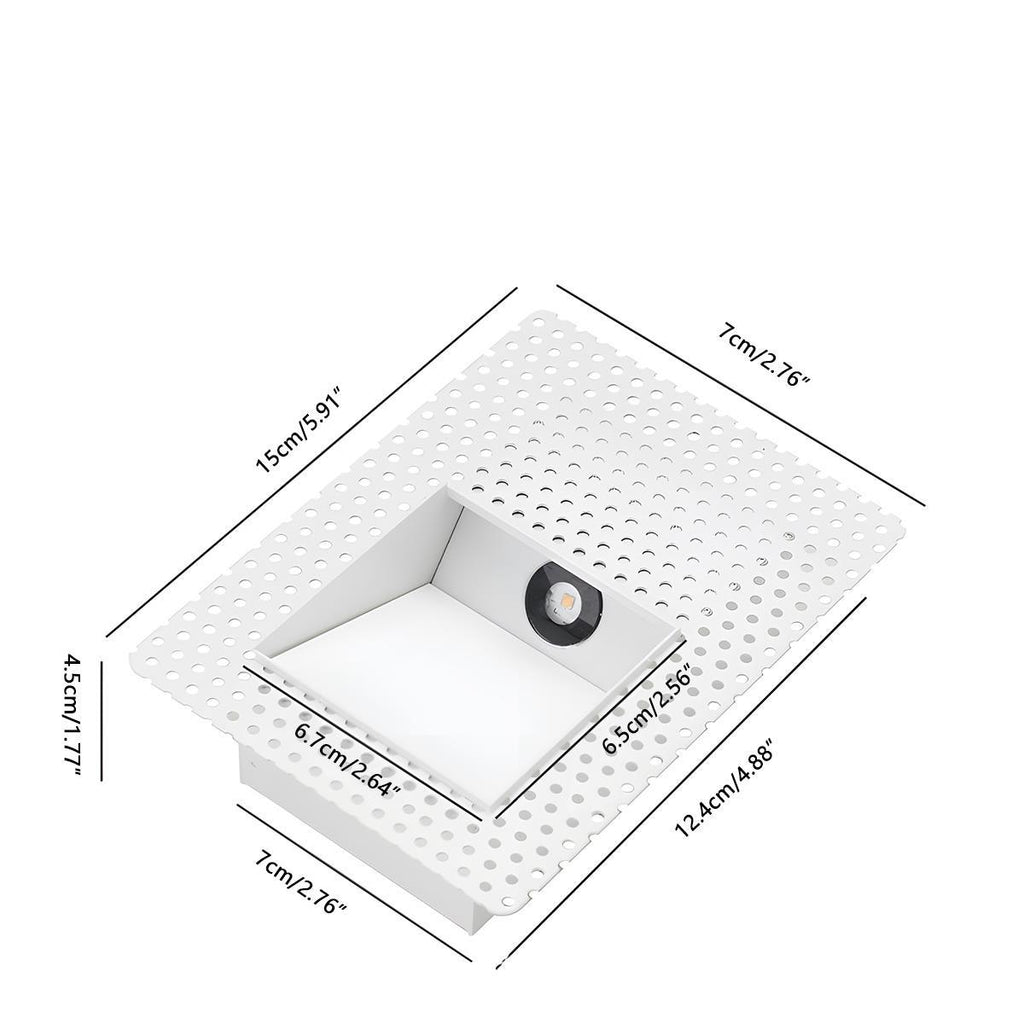 Mosrugs | LED Recessed Wall Sconces | Motion Sensor. Energy-Efficient & Ideal for Hallways. Living Rooms. and Bedrooms