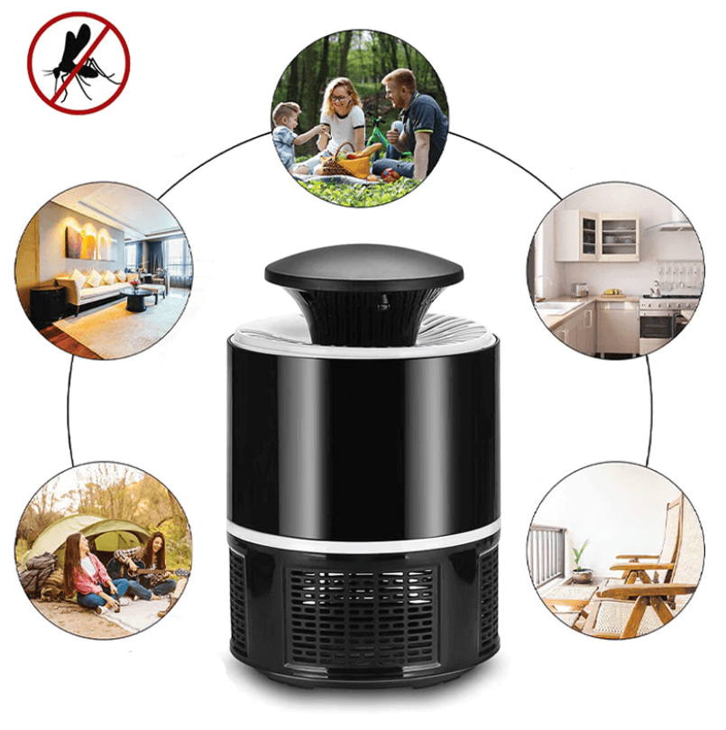 Mosrugs | Ultra LED Mosquito Killer Lamp – Silent Insect Trap with UV Light & USB Charging for Indoor Use