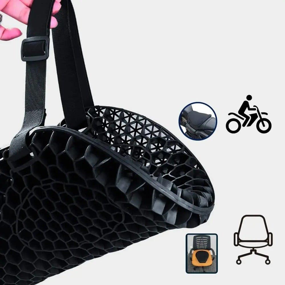 Mosrugs | HoneyRide – 3D Honeycomb Shock-Relief Motorcycle Seat Cushion
