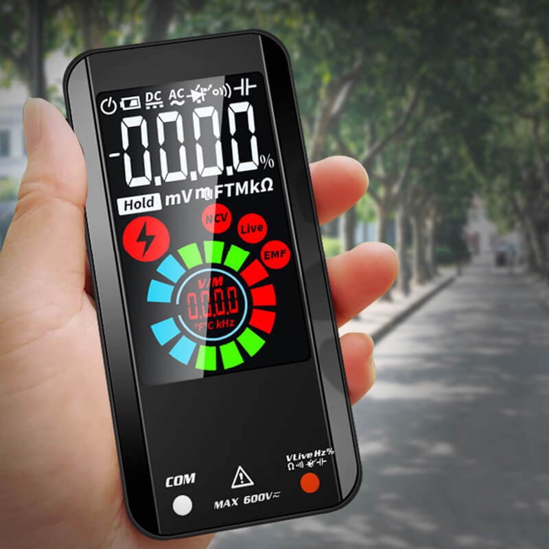 Mosrugs | Fully Automatic Smart Digital Multimeter – High-Precision Tester for Voltage, Current & Resistance