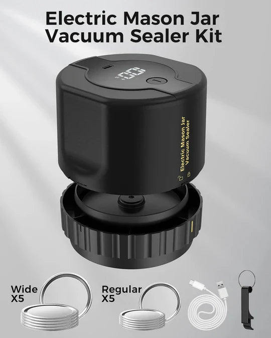 Mosrugs | Electric Mason Jar Vacuum Sealer Kit