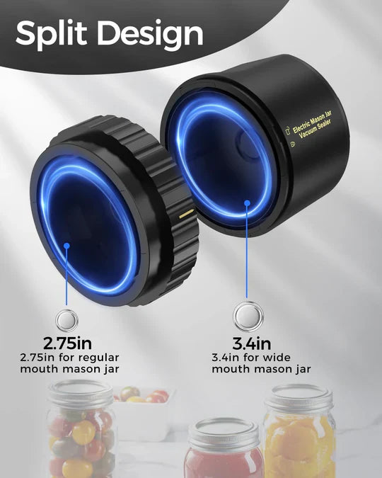 Mosrugs | Electric Mason Jar Vacuum Sealer Kit