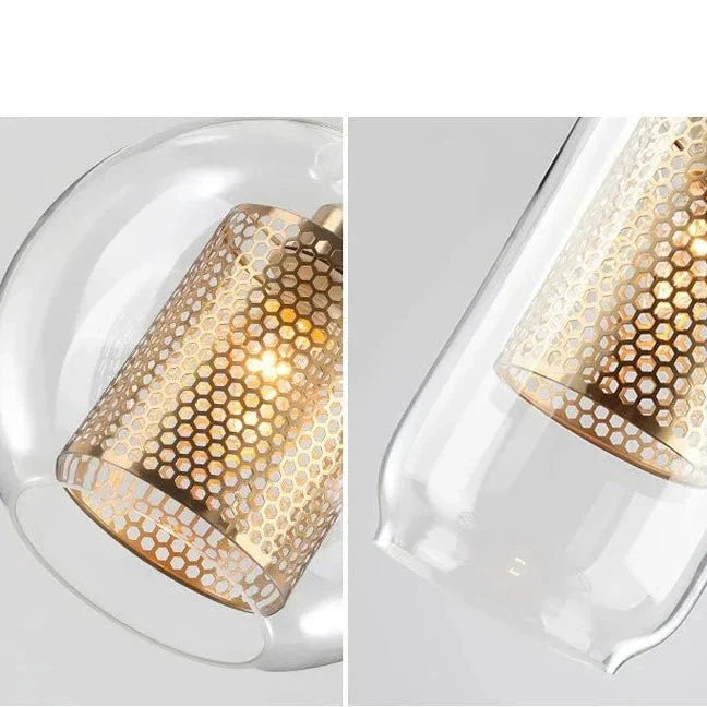 Mosrugs | UrbanBeam – Stylish Iron and Glass Hanging Light