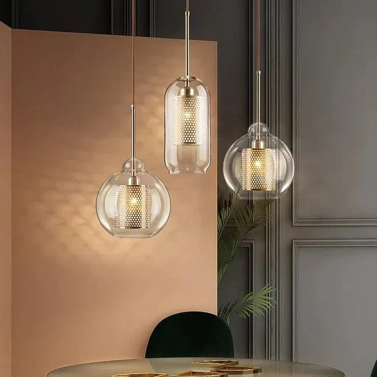 Mosrugs | UrbanBeam – Stylish Iron and Glass Hanging Light