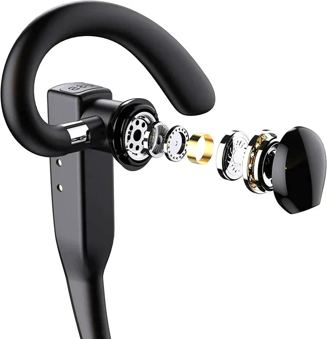 Mosrugs | Trucker Dual Mic Wireless Bluetooth 5.1 Noise Cancelling Headset & Earbuds