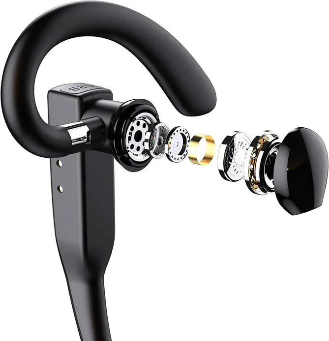 Mosrugs | Bluetooth 5.1 Noise Cancelling Headset | Dual Mic, Ergonomic Design & Hands-Free Calling for Professionals