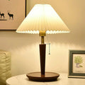 Mosrugs | GlowTimber - Classic Wooden Plissé Lamp