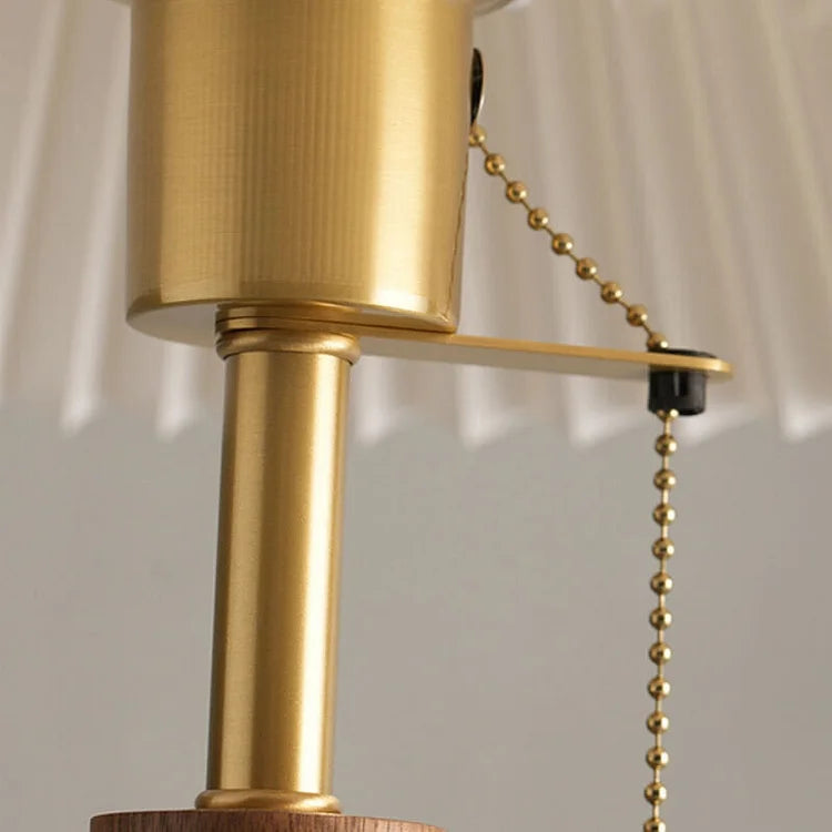 Mosrugs | GlowTimber - Classic Wooden Plissé Lamp