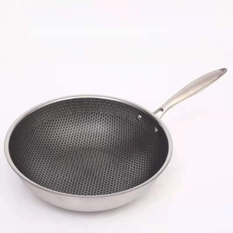 Mosrugs | KitchenPro Non-Stick Stainless Steel Frying Pan – Scratch-Resistant & Energy-Efficient