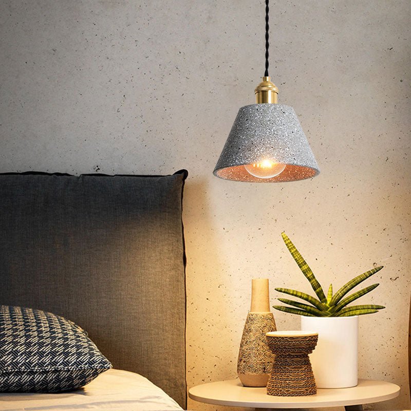 Mosrugs | UrbanLume – Modern Cement Hanging Lamp