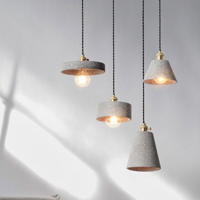 Mosrugs | UrbanLume – Modern Cement Hanging Lamp