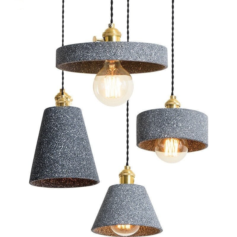 Mosrugs | UrbanLume – Modern Cement Hanging Lamp