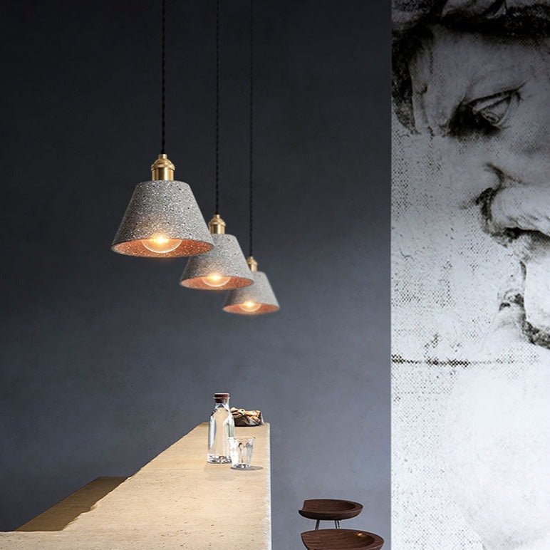 Mosrugs | UrbanLume – Modern Cement Hanging Lamp