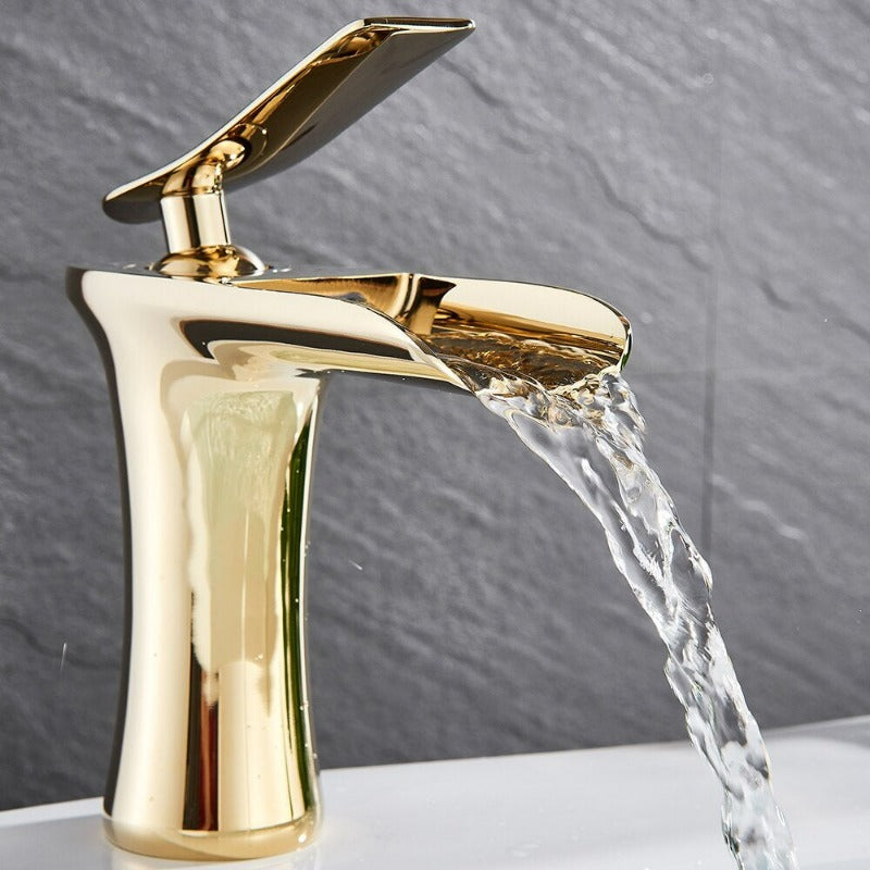 Mosrugs | Modern Waterfall Bathroom Tap – Stylish Design & Elegant Water Flow