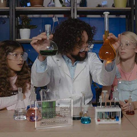 Mosrugs | Crystal Clear Periodic Table Display | Educational Acrylic Decor for Home, Classroom & Science Enthusiasts