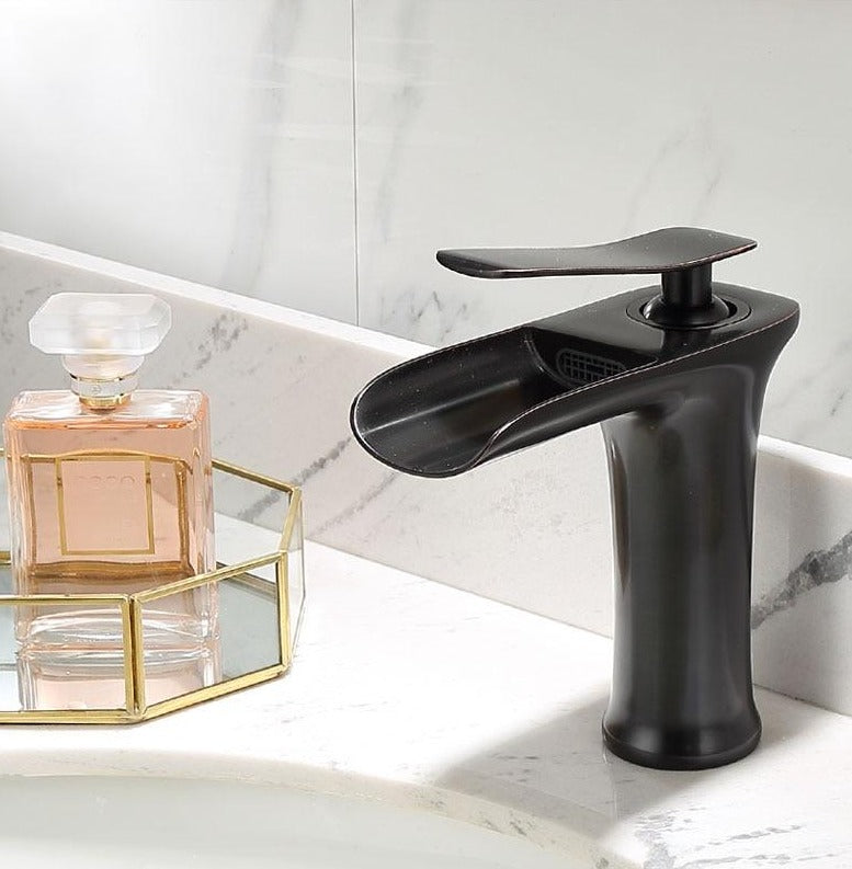 Mosrugs | Modern Waterfall Bathroom Tap – Stylish Design & Elegant Water Flow