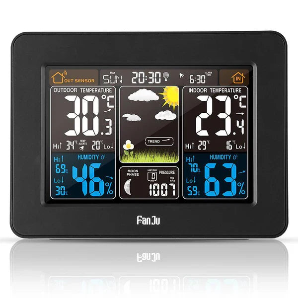 Mosrugs | Premium Wireless Home Weather Station – Accurate Indoor & Outdoor Monitoring