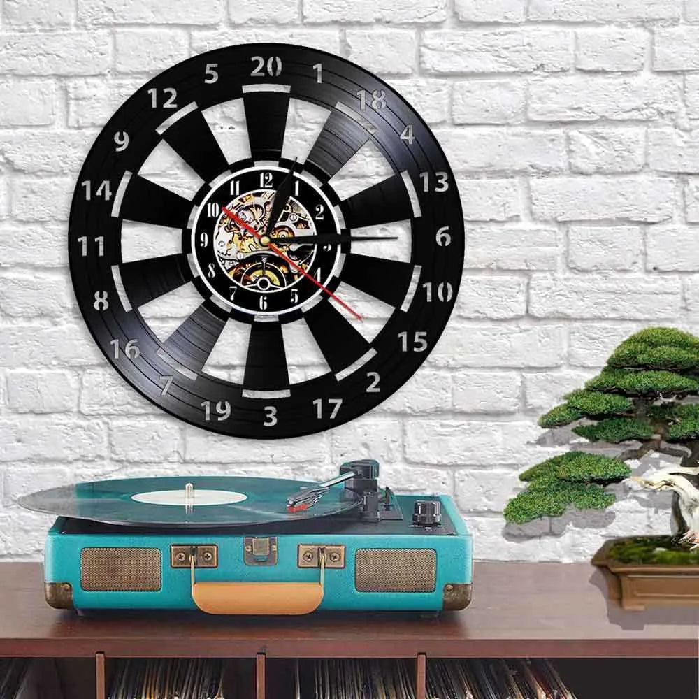 Mosrugs | DartTime - Elegant Vinyl Clock