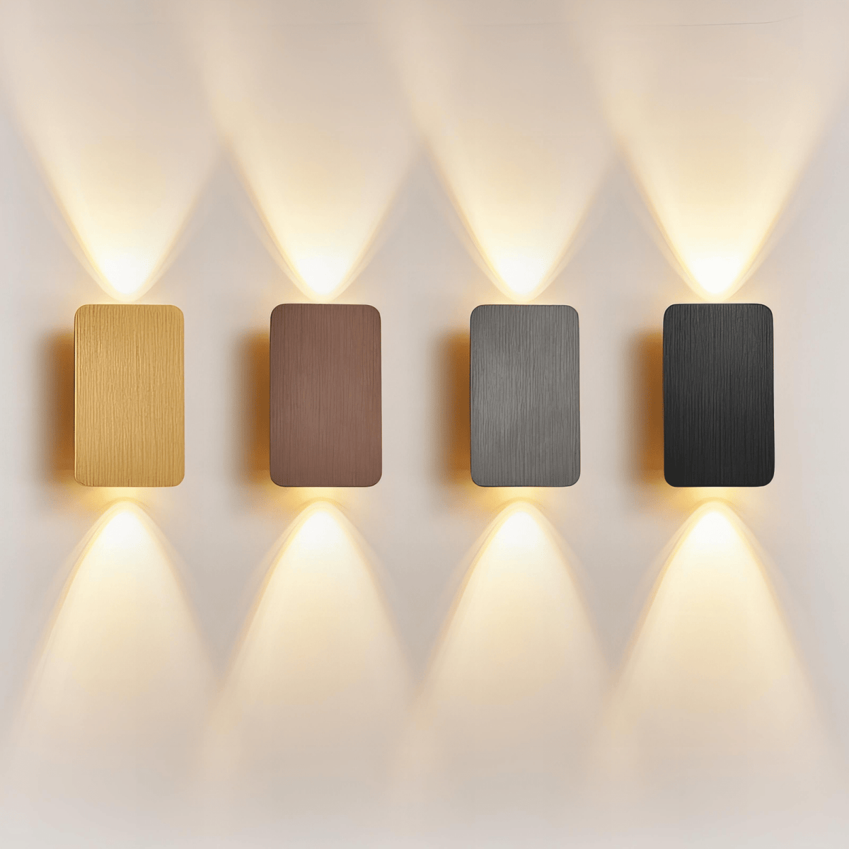 Mosrugs | Radiara – Minimalist Wooden LED Wall Light with Adjustable Lighting