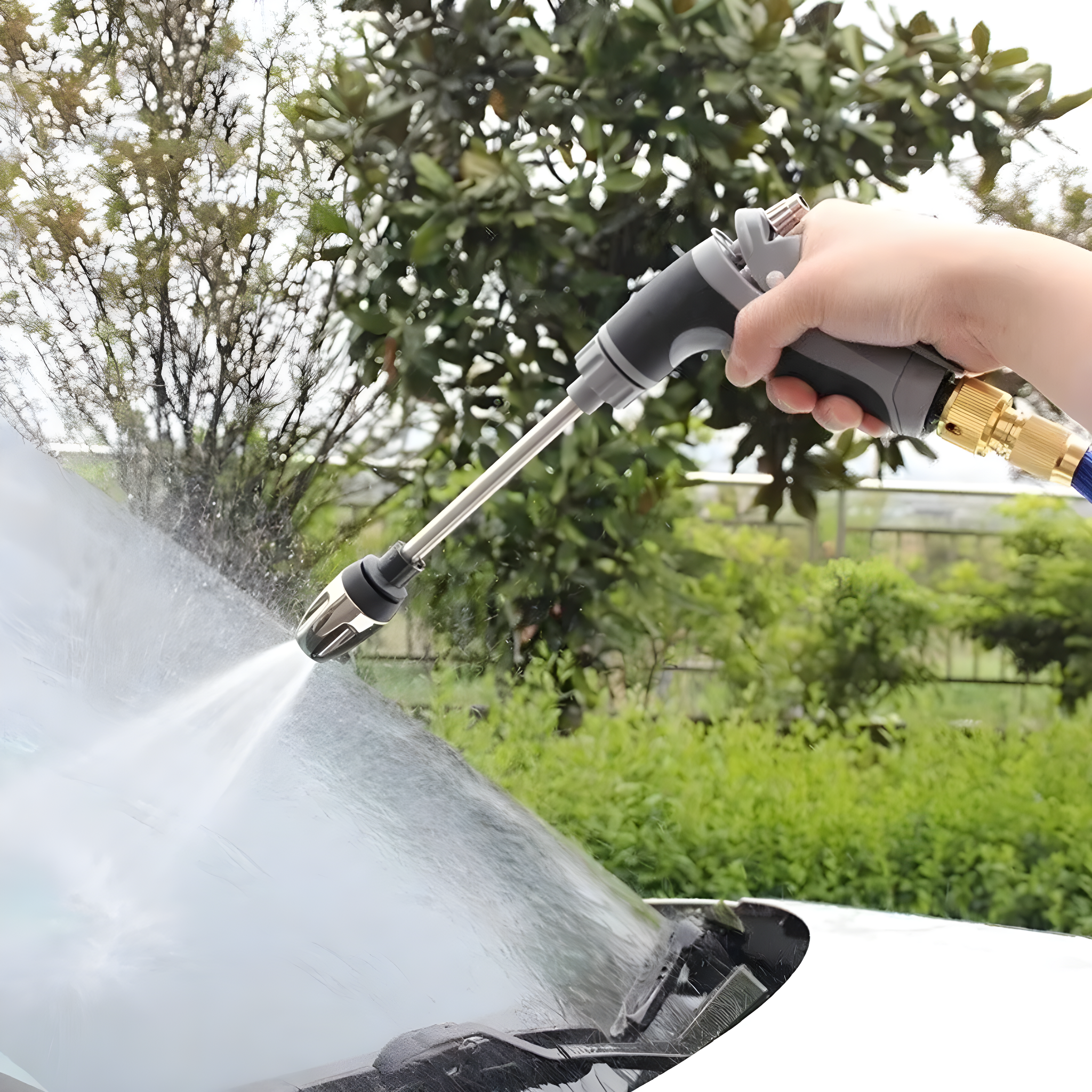 Mosrugs | AquaBlitz High-Pressure Spray Gun – Universal Hose Attachment for Powerful Cleaning