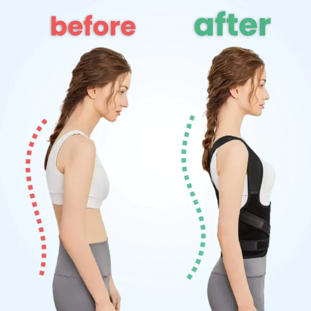 Mosrugs | Back Posture Corrector | Adjustable, Breathable Design for Men & Women to Improve Posture and Reduce Back Pain
