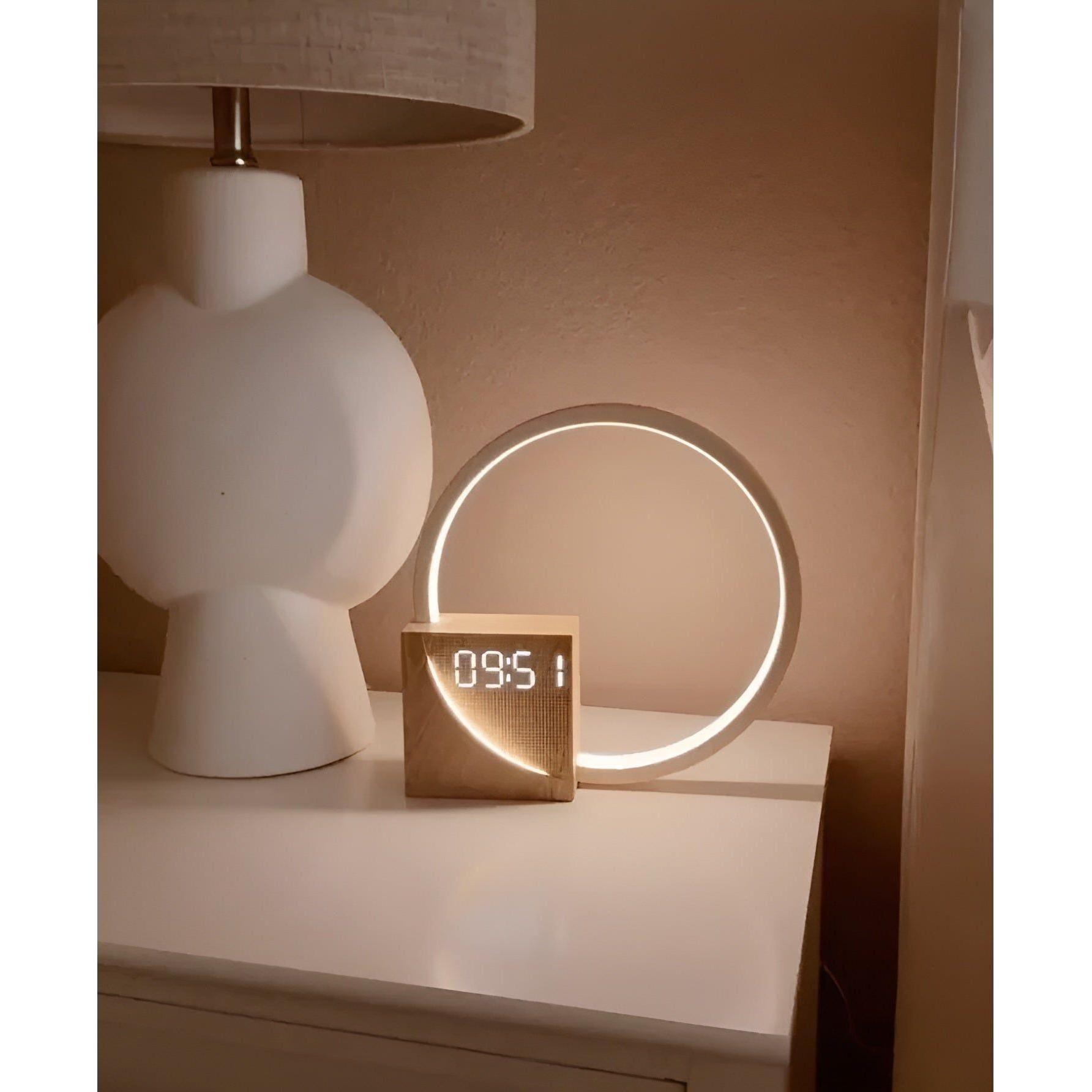 Mosrugs | Smart Snooze – Sunrise Simulation Alarm Clock with Dimmable Touch Lamp & Soothing Sounds
