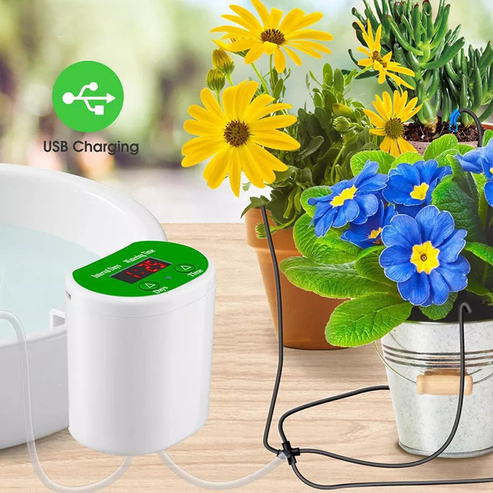 Mosrugs | Automatic Watering System for Indoor Plants | Smart Irrigation with Pump & Timer