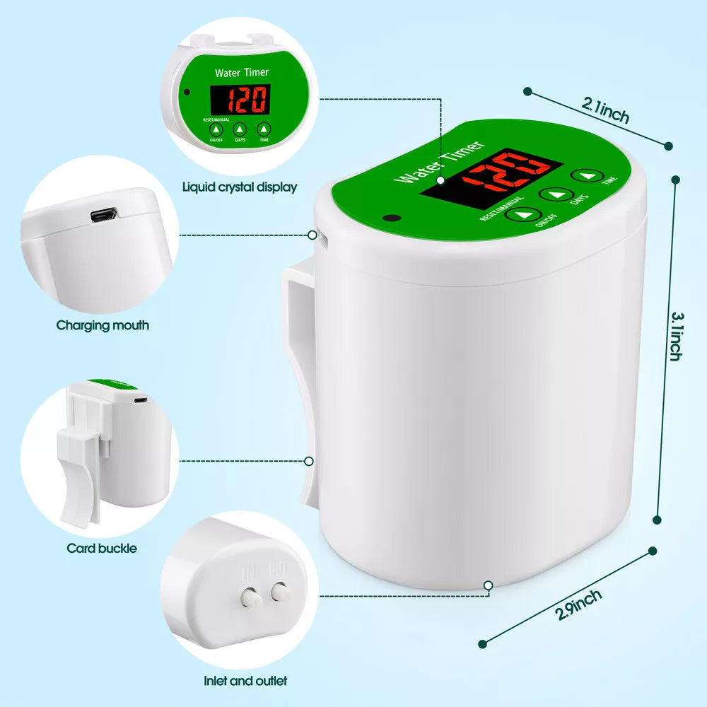 Mosrugs | Automatic Watering System for Indoor Plants | Smart Irrigation with Pump & Timer