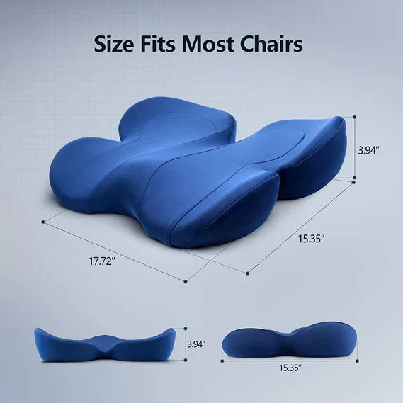 Mosrugs | OrthoSeat Memory Foam Seat Cushion – Coccyx, Sciatica & Lower Back Pain Relief Pillow