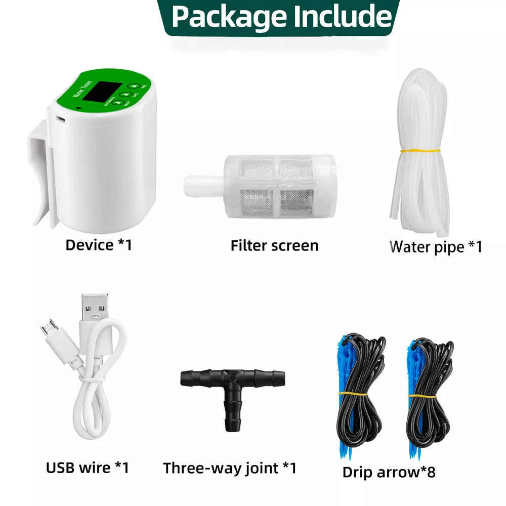 Mosrugs | Automatic Watering System for Indoor Plants | Smart Irrigation with Pump & Timer