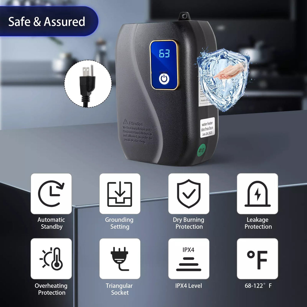 Mosrugs | Instant Tankless Water Heater – Compact, Energy-Efficient Hot Water On Demand