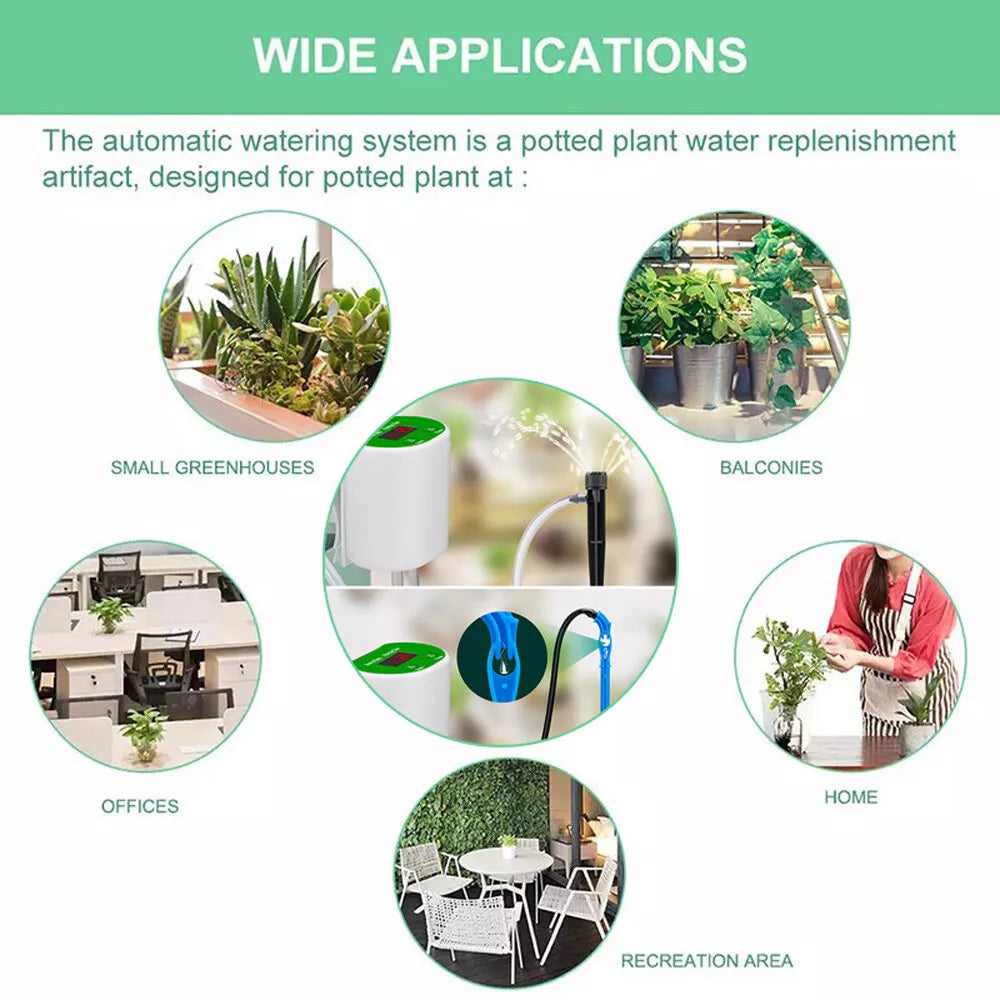Mosrugs | Automatic Watering System for Indoor Plants | Smart Irrigation with Pump & Timer