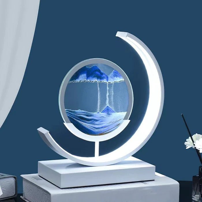 Mosrugs | Deep Sea Sandscapes: Illuminated Sand Art for Serene Home Decor