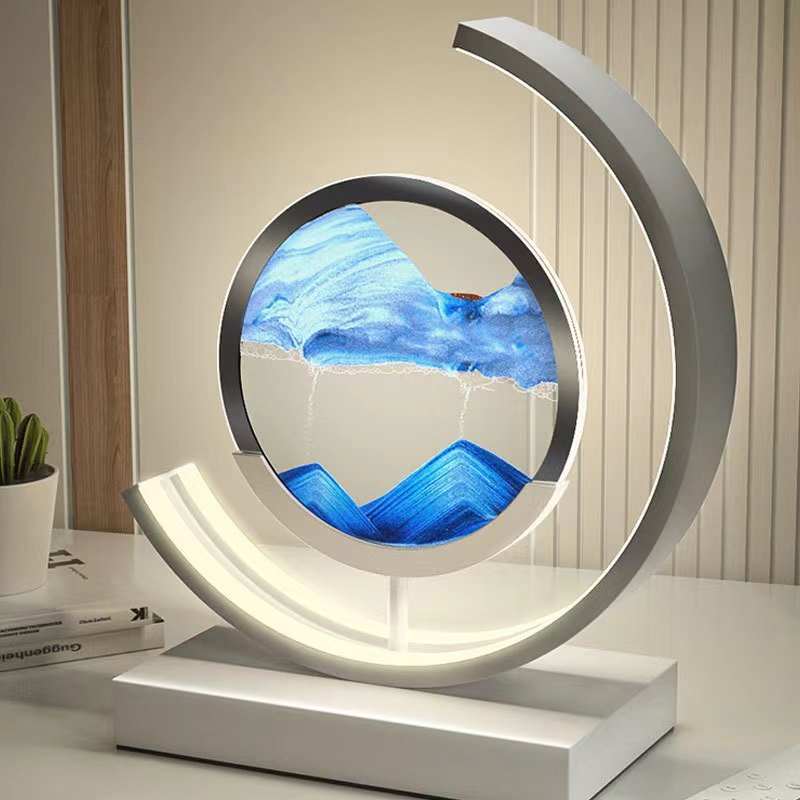 Mosrugs | Deep Sea Sandscapes: Illuminated Sand Art for Serene Home Decor