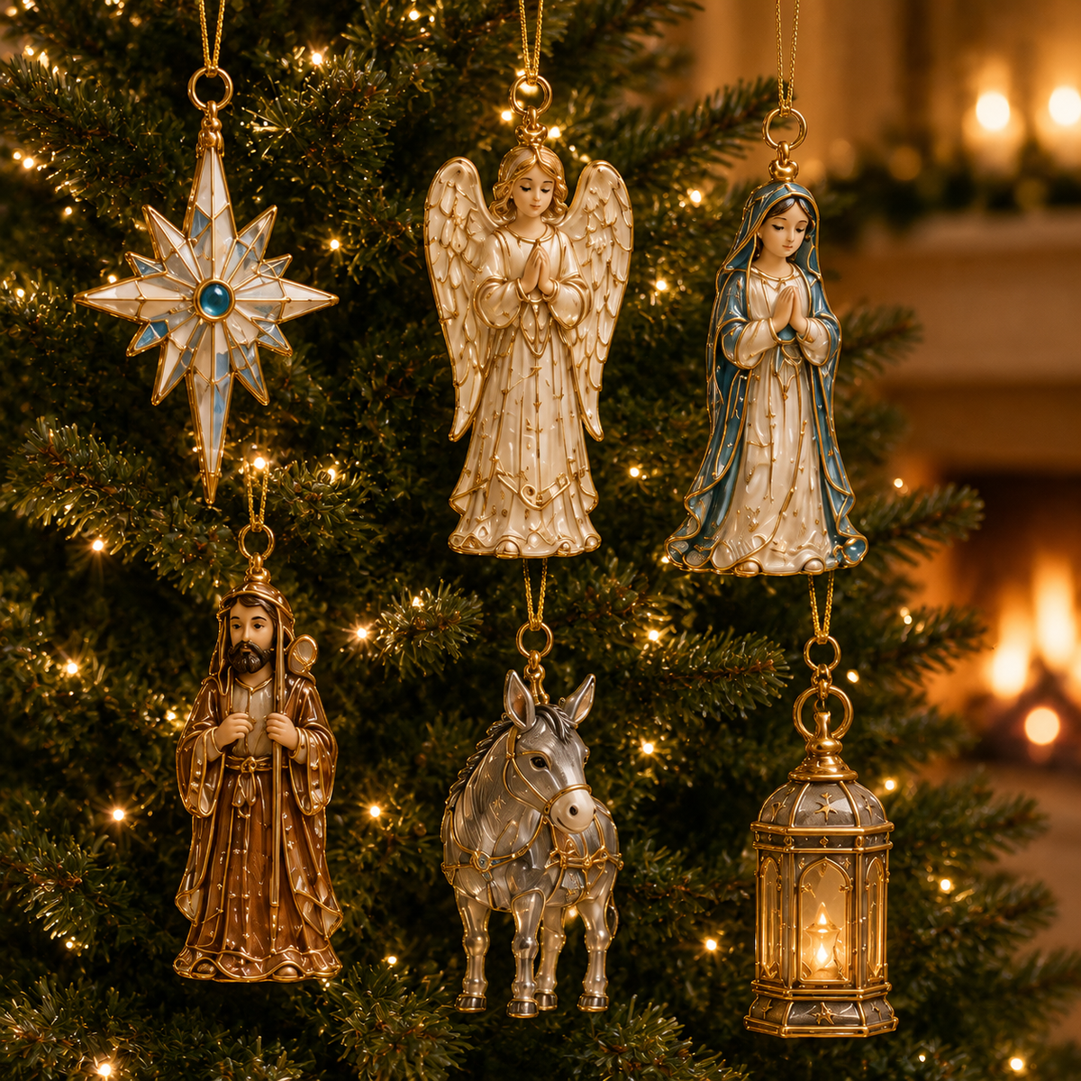 2026 Advent Calendar: The Coming of Jesus, Religious Christmas Countdown Decor