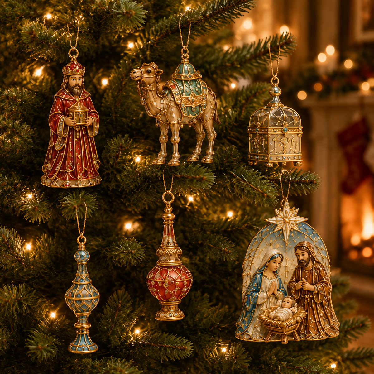 2026 Advent Calendar: The Coming of Jesus, Religious Christmas Countdown Decor