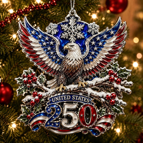 America 250 Christmas Heritage Ornament