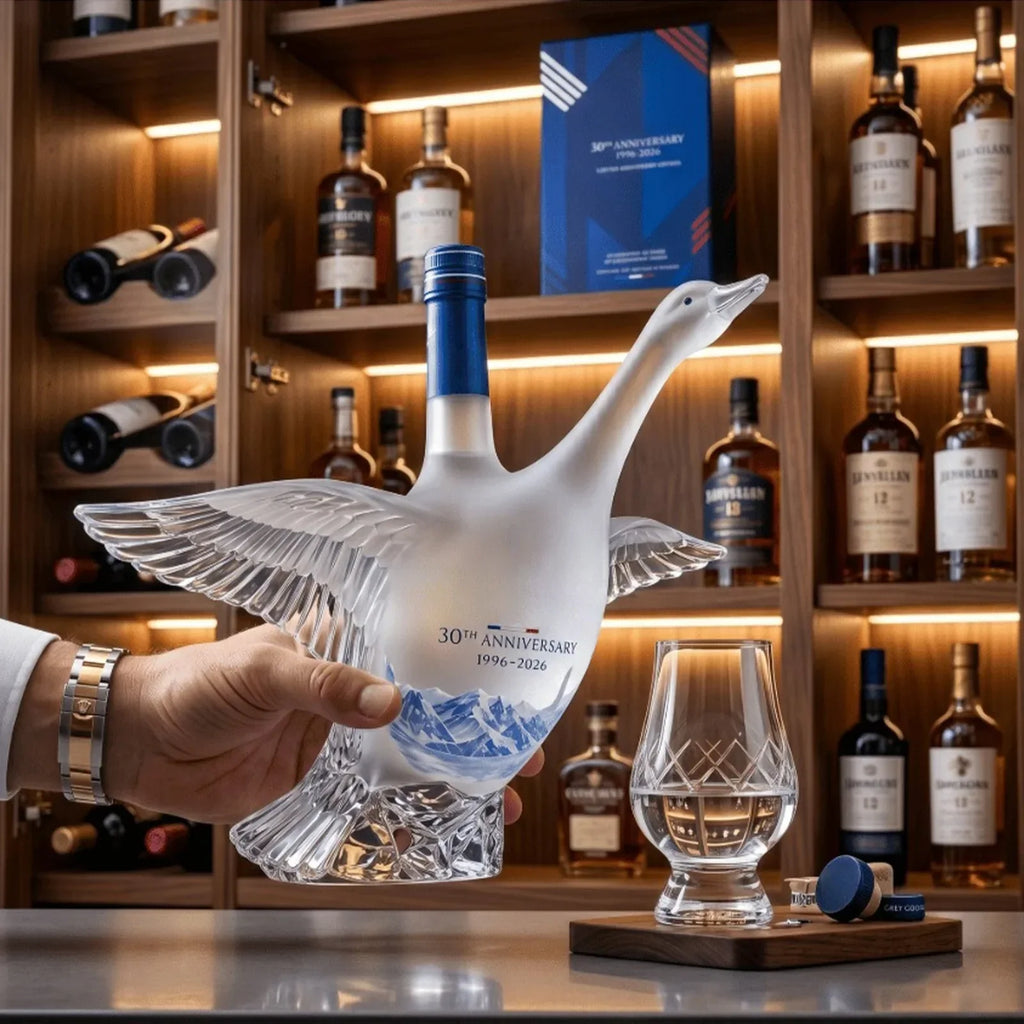 30th Anniversary Limited-Time Offer Glass Craft Anniversary 3D Sculpted Vodka Bottle