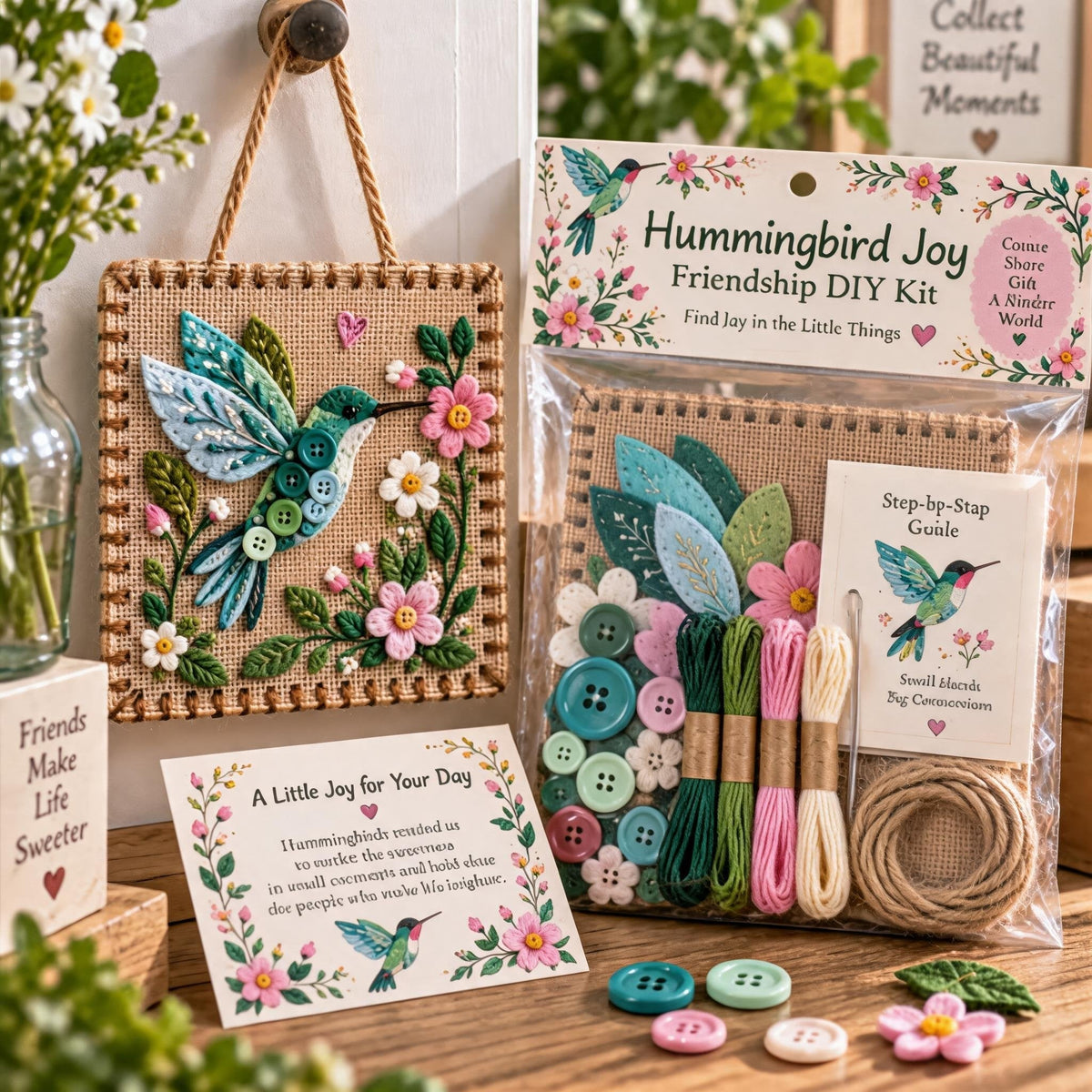 Button Friendship DIY Kit