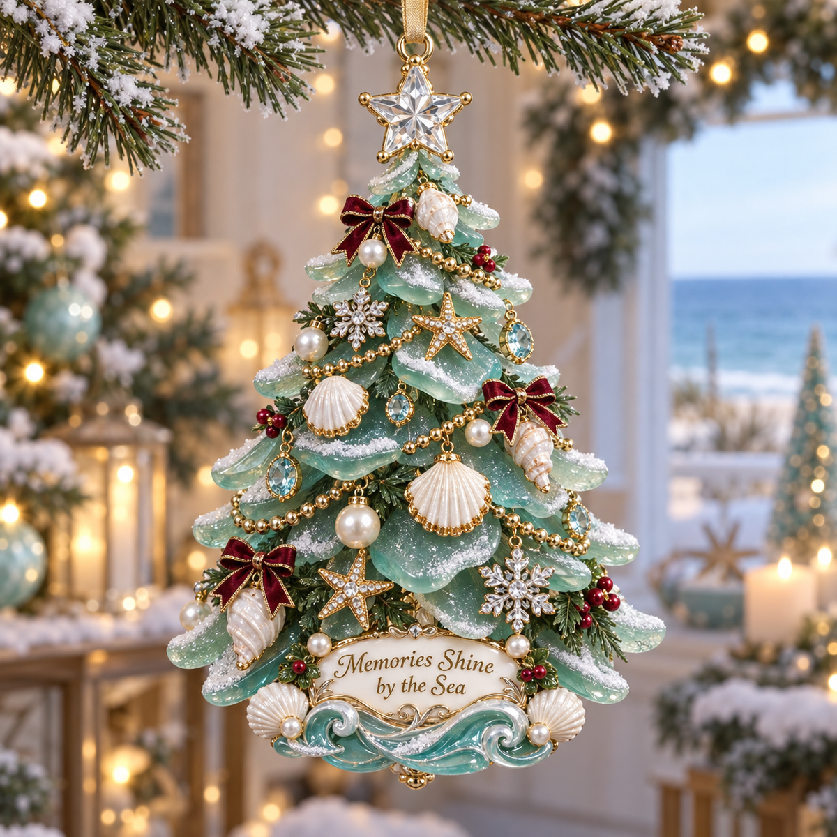 Coastal Christmas Ornament