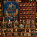 2026 Days of British Landmarks Blind Box - 24‑Day Festive Countdown, UK Landmark Themed Collectible Miniatures Blind Box - Gift For Britain & Travel Lovers