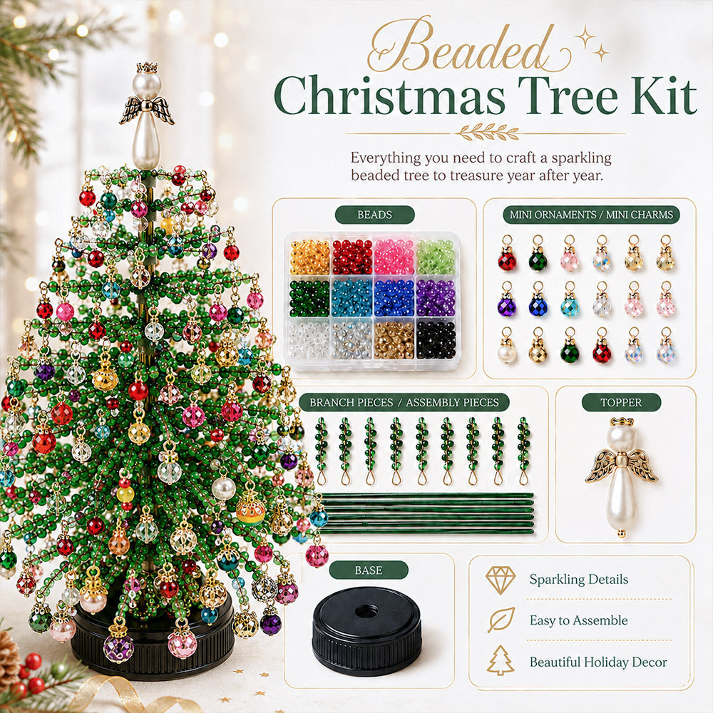 DIY Beaded Christmas Tree Kit